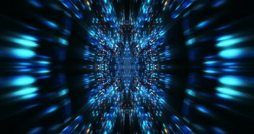 Ultra HD 4K Futuristic technological background, seamless loop. Motion Graphic.