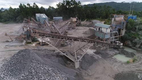 Quarry. Industrial Concept