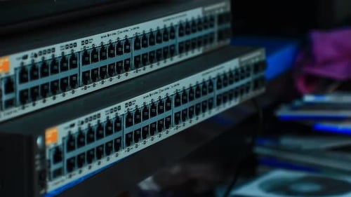 Ethernet PoE Switch in the Office