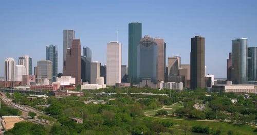 Houston Texas Cityscape Daytime Skyline
