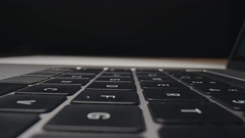 Laptop Keyboard Close-up