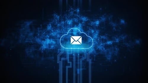 Cloud, digitales Cloud Computing, E-Mail