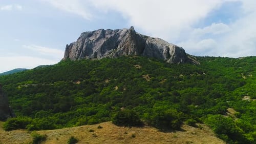 Picturesque green mountains