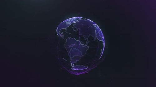 Abstract Digital Globe Earth