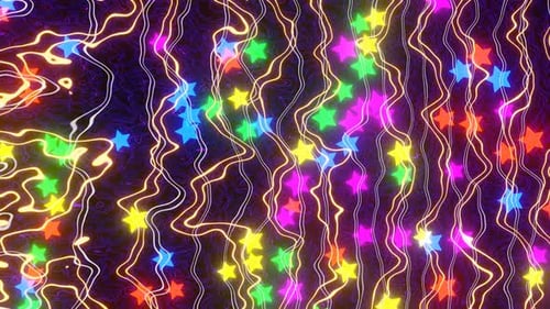 4K Abstract Club Visuals | Futuristic Neon Music VJ Loop Background