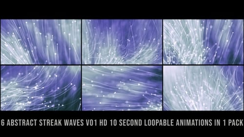 Abstract Streak Waves Gray V01