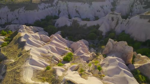 Aerial Birds Eye View Geological Wonder Gulludere
