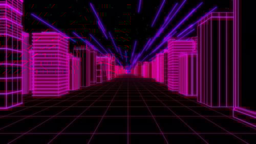 City Night Colorful 03 4k