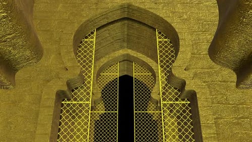 Islamic Moslem Mihrab Ramadan Ramadhan Eid Al Adha Mosque Arab Mubarak Iftar Hajj Wall Tunnel Loops