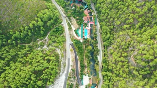 Rivière dans les montagnes d'Alanya, Turquie