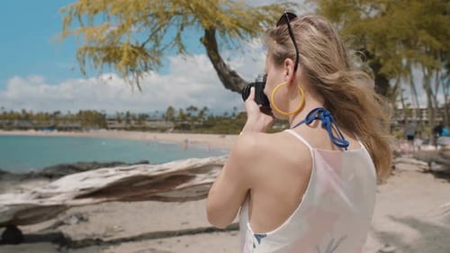 Touriste prenant des photos