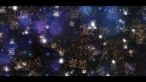 Elegant Abstract Glitter Particle Loop Background