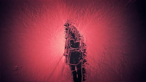 Silhouette einer Frau