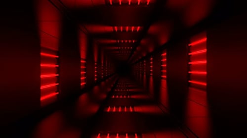 Red Neon Tunnel