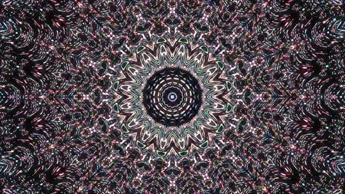 Lumière abstraite brillante gouvernant la polychromie, kaléidoscope