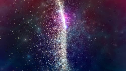 Bunter Galaxy Cluster Space Motion Loop-Hintergrund