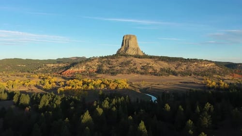 Devils Tower Butte in Morning