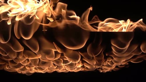 Close-Up Of Flames