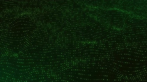 Fundo abstrato de ondas de partículas digitais.