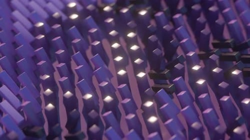 Fond abstrait de rectangles rotatifs colorés