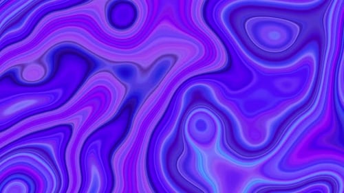 Fluid Abstract Purple and Blue Background Animation