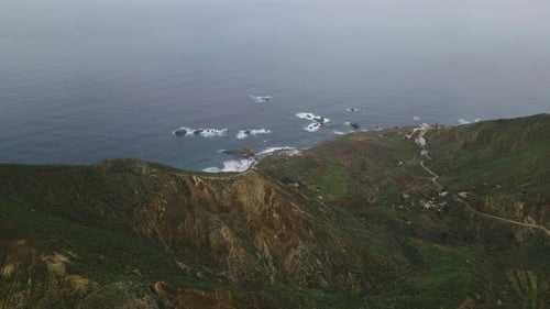 Incredible Mountain Scenery on the Ocean in the North of the Spanish Volcanic Island of Tenerife