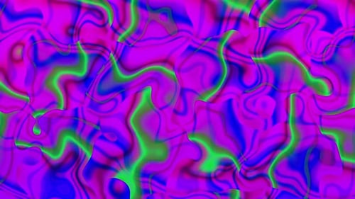 Abstract Fluid Organic Waves Motion Background Loop
