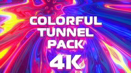 4K Colorful Tunnel Pack