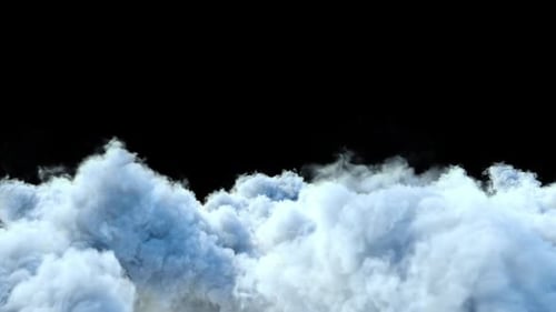 Rising Fluid Smoke Cloud Element or Transition