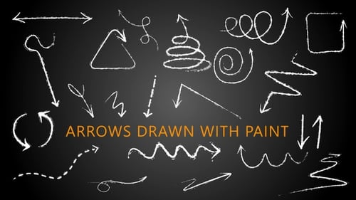 Animated Hand Drawn Brushstroke Arrows Pack