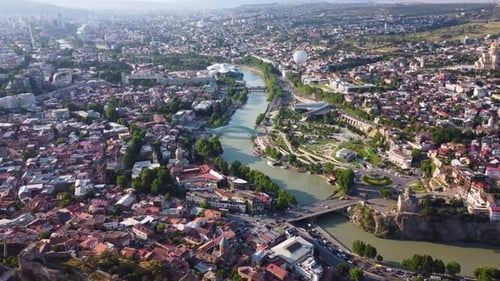 City Landscape View From The Air