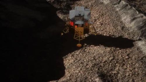 Mondlandungsmission auf dem Mond