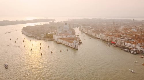 Aerial View of Venice Italy