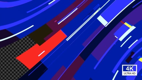 Dynamic Geometric Glitch Transition Reveal