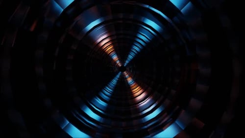 HD Hyperspace Travel Warp Speed Science Fiction Space Tunnel | Background Loop