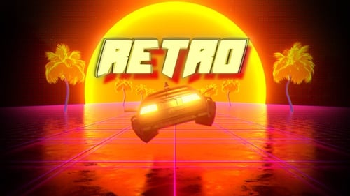 Retro-Hintergrund