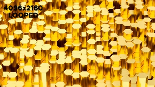Gold Abstract Background 4K