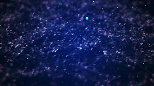 Abstract Digital Network Data Technology Loop Background