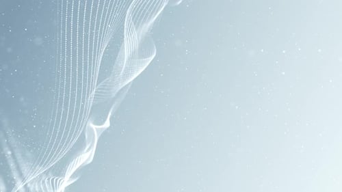 Clean Abstract Flowing Particle Lines Background