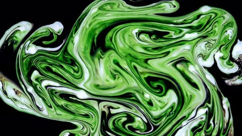 Abstract Colorful Paint Liquid Artistic Movement