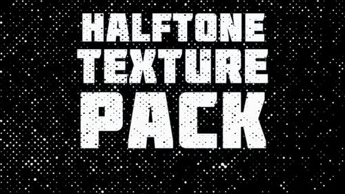 Animated Halftone Texture Pack with Dynamic Digital Effects