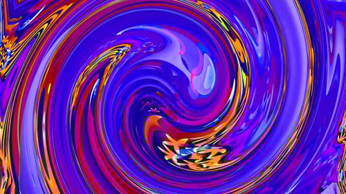 Colorful Abstract Liquid Swirl Background Loop