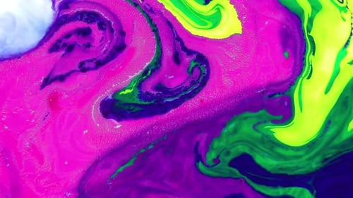 Psychedelic Spreading Paint Swirling And Explosion 50