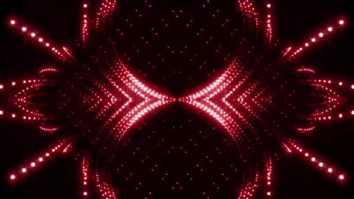 Dynamic Red Particle Flow Background Loop