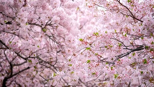 Flor de cerezo Sakura floreciente