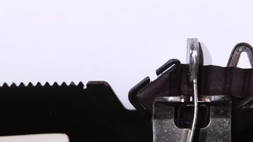 Word Is Just Merried , Printed on a Piece of Paper. Close Up