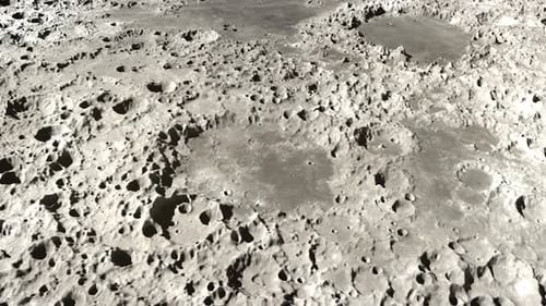Space Exploration: Dynamic Moon Crater Landscape