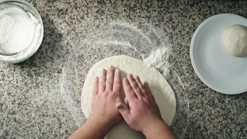 Forming Pizza Crust