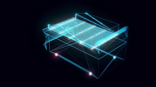 Charcoal Hologram Rotating Hd