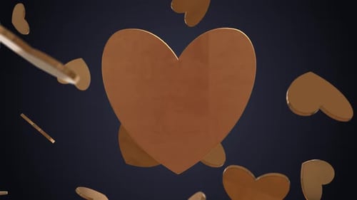 Love Romance Heart Particles Background